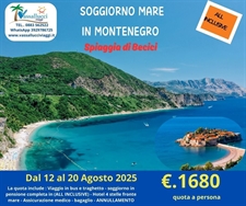SOGGIORNO MARE IN MONTENEGRO