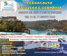 FERRAGOSTO SVIZZERIA E GERMANIA 