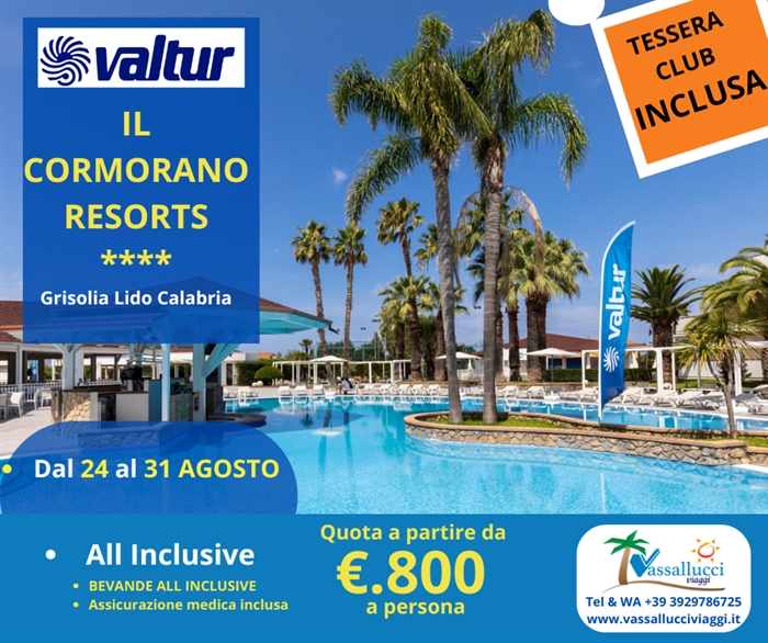 Cormorano Resort Valtur **** Calabria