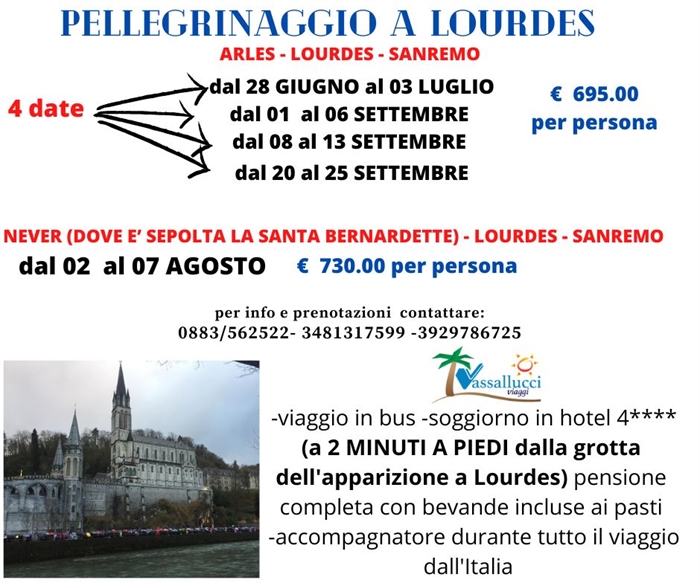 PELLEGRINAGGIO A LOURDES