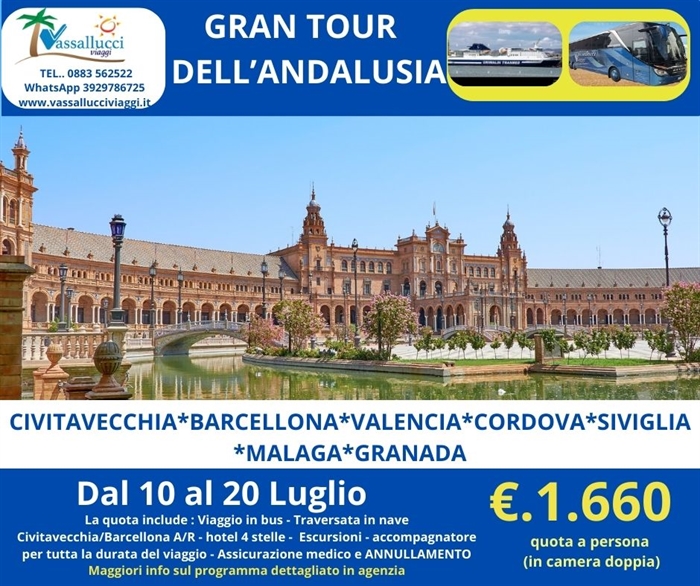 GRAN TOUR DELL'ANDALUSIA